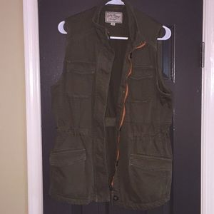Green Army Vest